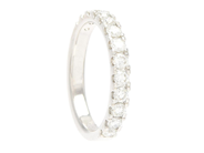 Jewellery - ETERNITY RING, 18K white gold - View 1