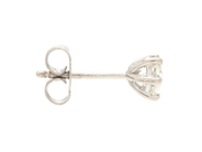 Jewellery - ONE SOLITAIRE DIAMOND EARRING, 18K white gold - View 2