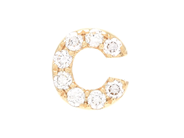 Jewellery - ONE LETTER EARRING, letter C - View 1