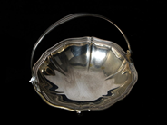 Silverware, Dish S830 57,0g Ø104mm, with handle, in auction: Pawn – Tuesday 11 January 2022