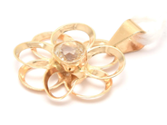 Jewellery, Pendant 18K brv 1,2g height:20mm, with stone, in auction: Pawn – Tuesday 11 January 2022