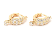 Jewellery, Earrings, one pair 18K brv 2,8g height:15mm, in auction: Pawn – Tuesday 11 January 2022