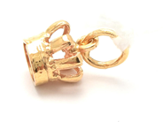 Jewellery, Pendant crown 18K 1,0g height:15mm, in auction: Pawn – Tuesday 11 January 2022
