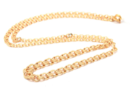 Jewellery, Chain graduated Bismarck 18K 8,2g length:44cm width:2-5mm, in auction: Pawn – Tuesday 11 January 2022
