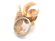 Lot, Lot of gold 18K 11,5g defect, contains engraving and white gold, in auction: Pawn – Tuesday 11 January 2022
