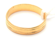 Lot, Ring 21K 3,5g Ø19½, worn, in auction: Pawn – Tuesday 11 January 2022