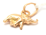 Jewellery, Pendant elephant 18K 0,7g height:15mm, in auction: Pawn – Tuesday 11 January 2022