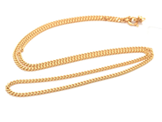 Jewellery, Chain "curb" 18K 10,1g length:51cm width:2mm, in auction: Pawn – Tuesday 11 January 2022