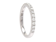 Jewellery - ETERNITY RING, 18K white gold - View 1