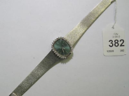 Pawnitems, 1 ladie´s wristwatch Girard Perregaux manual wind in steel with diam approx 0,50ct (4 stones saknas), in auction: Pawn – Saturday 9 August 2003
