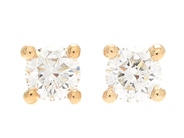 Jewellery - SOLITAIRE EARRINGS, 18K gold - View 1