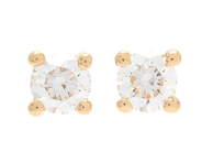 Jewellery - SOLITAIRE EARRINGS, 18K gold - View 1