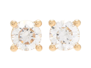 Jewellery - SOLITAIRE EARRINGS, 18K gold - View 1