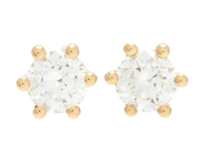 Jewellery - SOLITAIRE EARRINGS, 18K gold - View 1