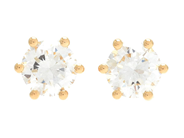 Jewellery - SOLITAIRE EARRINGS, 18K gold - View 1