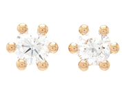 Jewellery - SOLITAIRE EARRINGS, 18K gold - View 1