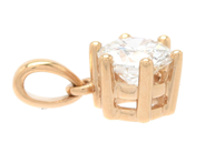 Jewellery - SOLITAIRE PENDANT, 18K gold - View 2