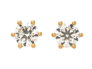 Jewellery - SOLITAIRE EARRINGS, 18K gold - View 1