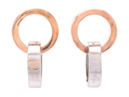 Jewellery - EARRINGS, 18K white gold/rose gold - View 1