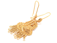 Jewellery - Earrings one pair 22K 8,0g height:55mm - View 1