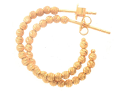 Jewellery - Earrings one pair 21K 3,4g Ø20mm, hoops with stoppers  - View 1