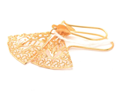 Jewellery - Earrings one pair 21K 2,3g height:35mm - View 1