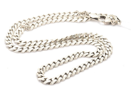 Jewellery, Chain "curb" S925 24,8g 45cm width;5mm, in auction: Pawn – Tuesday 29 March 2022