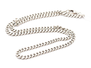 Lot, Chain "curb" S925 14,8g 42,5cm width:4mm, in auction: Pawn – Tuesday 29 March 2022
