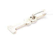 Jewellery, Pendant S925 0,4g height:20mm letter I, in auction: Pawn – Tuesday 29 March 2022