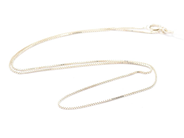 Jewellery, Chain Box-chain S925 1,7g 41,5cm width:1mm, in auction: Pawn – Tuesday 29 March 2022