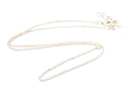 Jewellery, Chain "loop-in-loop-link" S925 2,3g 37,5-40,5cm width:1mm, in auction: Pawn – Tuesday 29 March 2022