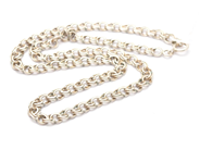 Jewellery, Chain Bismarck S925 15,2g 41,5cm width:6mm, in auction: Pawn – Tuesday 29 March 2022