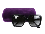 Accessories - GUCCI Sunglasses GG0418S 001 s/n:54020-140 black i orginal cover and dustbag - View 1