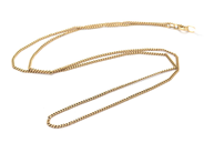 Lot, Chain "curb" 8K 4,4g length 56cm width 1,5mm, springlås, in auction: Pawn – Tuesday 29 March 2022