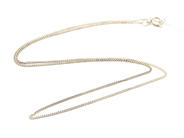 Jewellery, Chain "curb" S925 1,7g length 44,5cm width 1mm, springlås, in auction: Pawn – Tuesday 29 March 2022