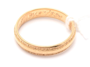 Lot, Ring 18K 3,3g engraved, in auction: Pawn – Tuesday 29 March 2022