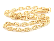 Jewellery, Chain 18K 143,8g length: 60,5cm width: 8mm box clasp , in auction: Pawn – Tuesday 29 March 2022