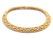 Jewellery, Necklace 18K 208,4g Bvlgari Trika 41cm wide: 12mm box clasp, in auction: Pawn – Tuesday 29 March 2022