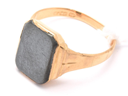 Lot, Gentleman´s ring 18K 4,8g defect, in auction: Pawn – Tuesday 29 March 2022