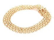 Jewellery - Bracelet X-bracelet 18K 12,3g length: 18,5cm width: 11mm box clasp - View 1