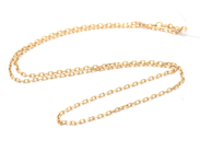 Lot - Chain Anchor 18K 4,4g length: 46cm width: 1mm springring - View 1