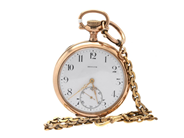 Watches - Zenith pocket watch 49 mm serial no. 8867927 gold plated gravverad, working not - View 1