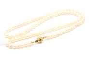 Miscellaneous - Pearl necklace cultured freshwater Ø5cm clasp 18K length: 52cm - View 1