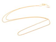 Jewellery, Chain "curb" 18K 1,3g length: 42cm width: 1mm , in auction: Pawn – Tuesday 29 March 2022