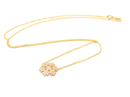Jewellery, Collie 18K 2,6g length: 44cm, with stones , in auction: Pawn – Tuesday 29 March 2022
