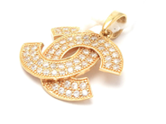 Jewellery - Pendant 18K 1,7g with stones, height: 20mm - View 1