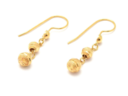 Jewellery - Earrings one pair 14K 0,7g height: 27mm - View 1
