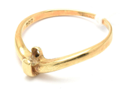 Lot, Ring 14K 2,2g Ø17½, defect , in auction: Pawn – Tuesday 29 March 2022