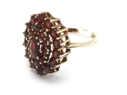 Jewellery, Ring S925 4,4g Ø18 with garnets , in auction: Pawn – Tuesday 29 March 2022