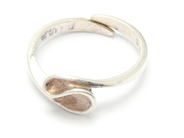 Jewellery, Ring S925 2,4g adjustable size , in auction: Pawn – Tuesday 29 March 2022